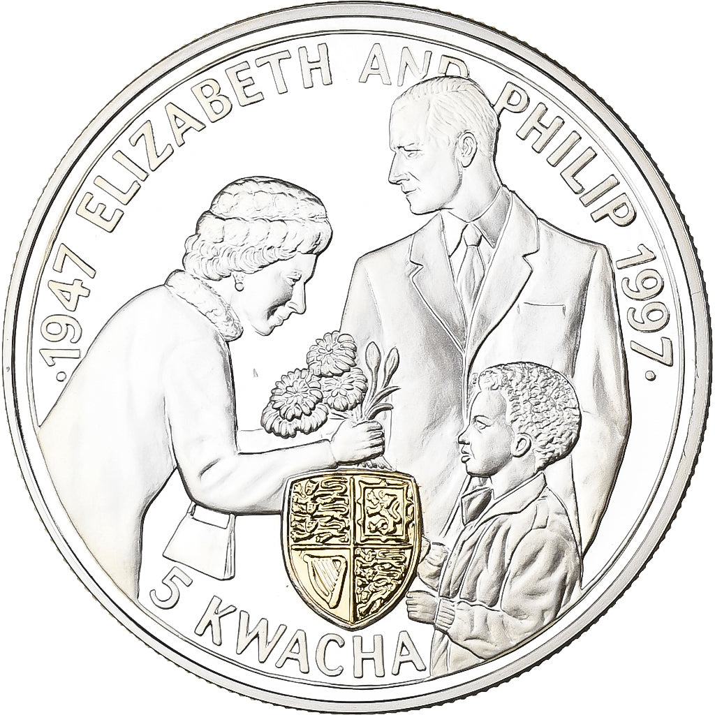 Malawi, 5 Kwacha, 1997, Proof, Silver, MS(65-70)
