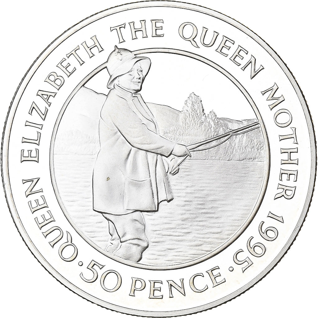 Ascension Island, 50 Pence, 1995, Proof, Silver, MS(65-70)
