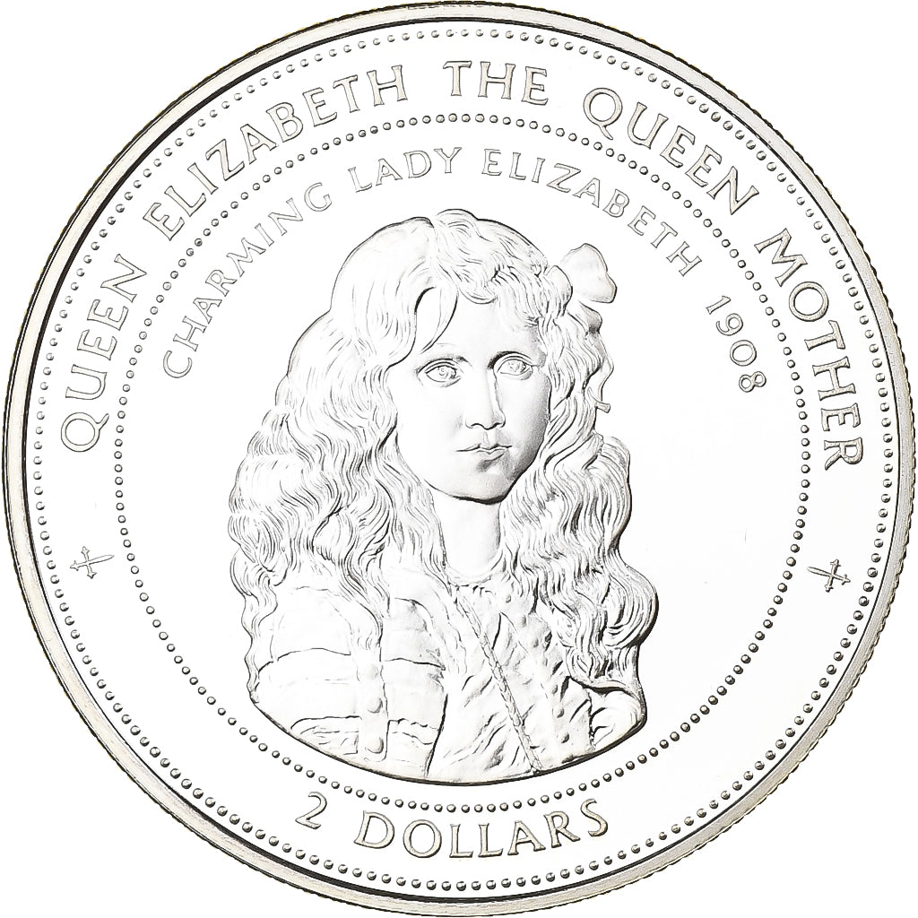 Bahamas, Elizabeth II, 2 Dollars, 1997, Argento, FDC
