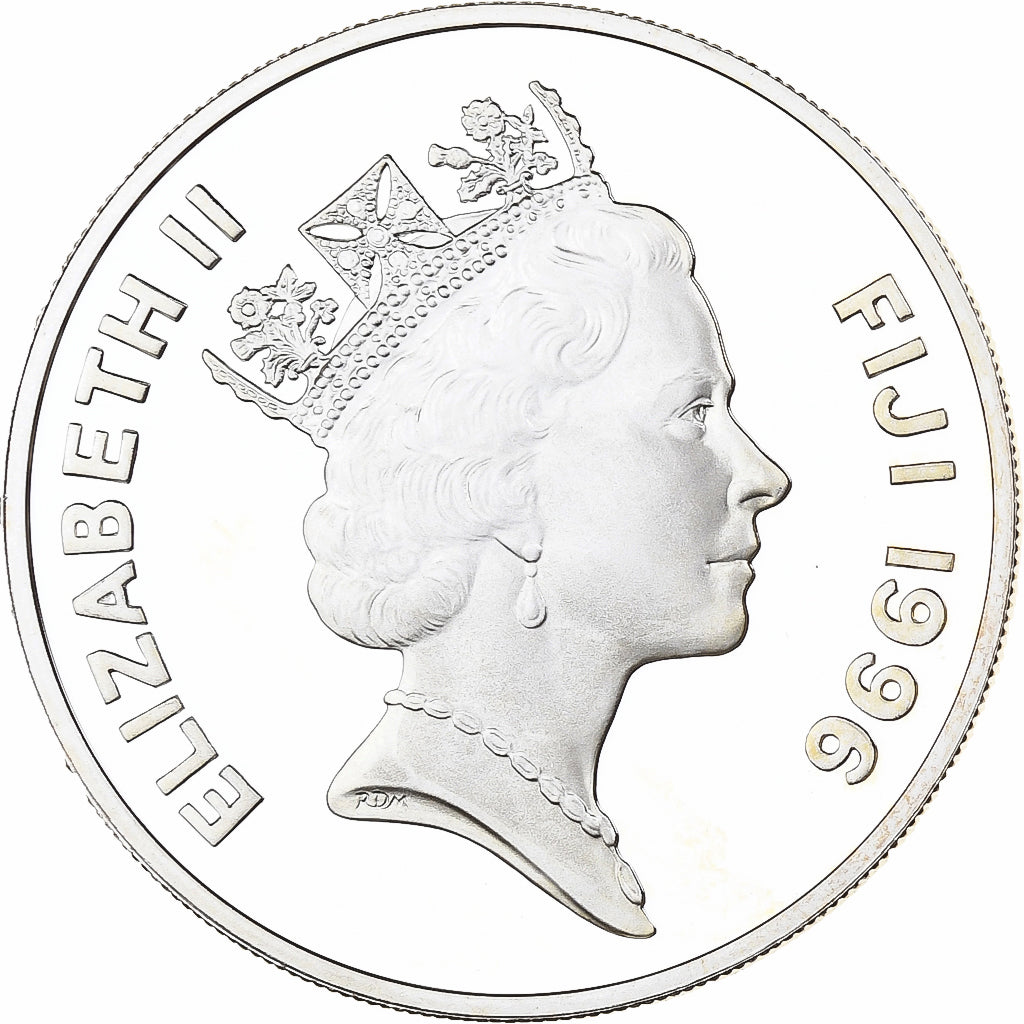 Fiji, Elizabeth II, 10 Dollars, 1996, Silver, MS(65-70)