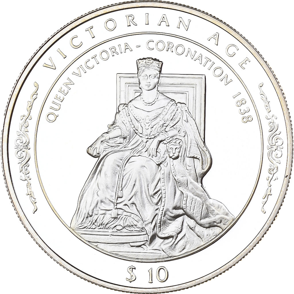 Fiji, Elizabeth II, 10 Dollars, 1996, Silver, MS(65-70)