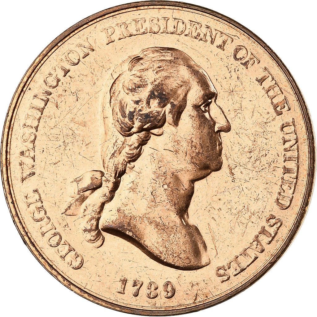 United States of America, Medal, Georges Washington, Peace and Friendly, Bronze