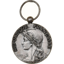 France, Industrie-Travail-Commerce, Medal, Very Good Quality, Mourgeon, Silvered