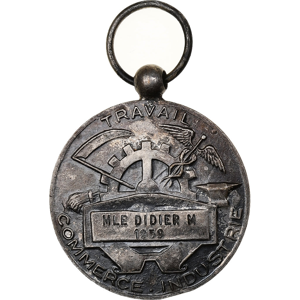 Frankreich, Industrie-Travail-Commerce, Medaille, 1959, Excellent Quality
