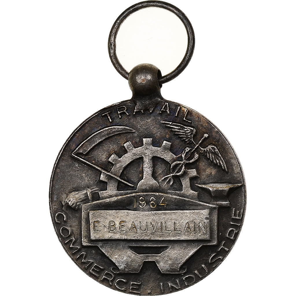 Frankreich, Industrie-Travail-Commerce, Medaille, 1964, Excellent Quality