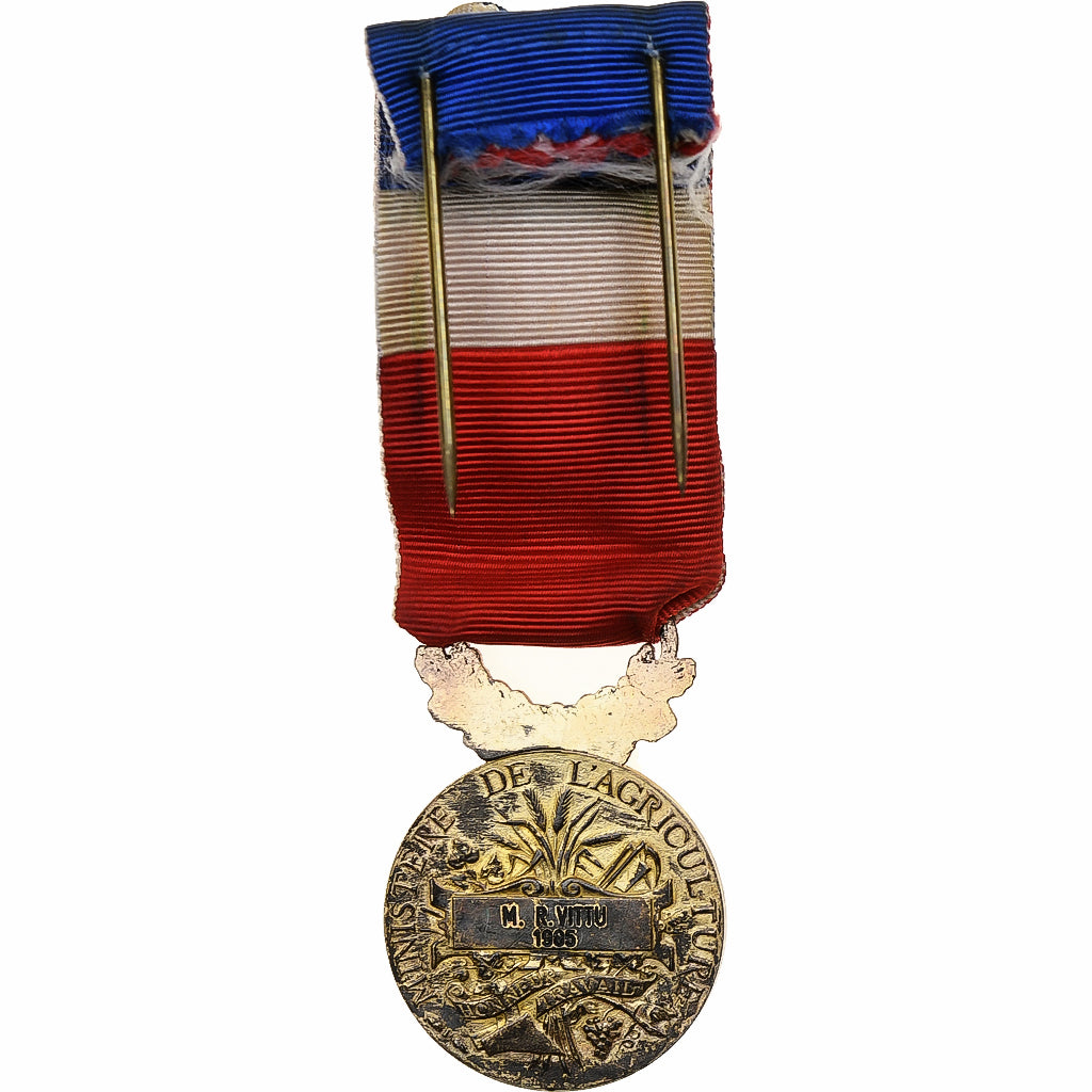 Frankreich, Ministère de l'Agriculture, Honneur et Travail, Medaille, 1985