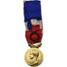 France, Honneur-Travail, République Française, Médaille, 1977, Couronne