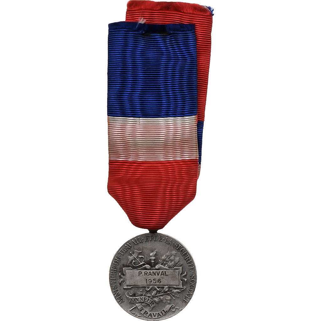 France, Ministère du Travail et de la Sécurité Sociale, Medal, 1956, Very