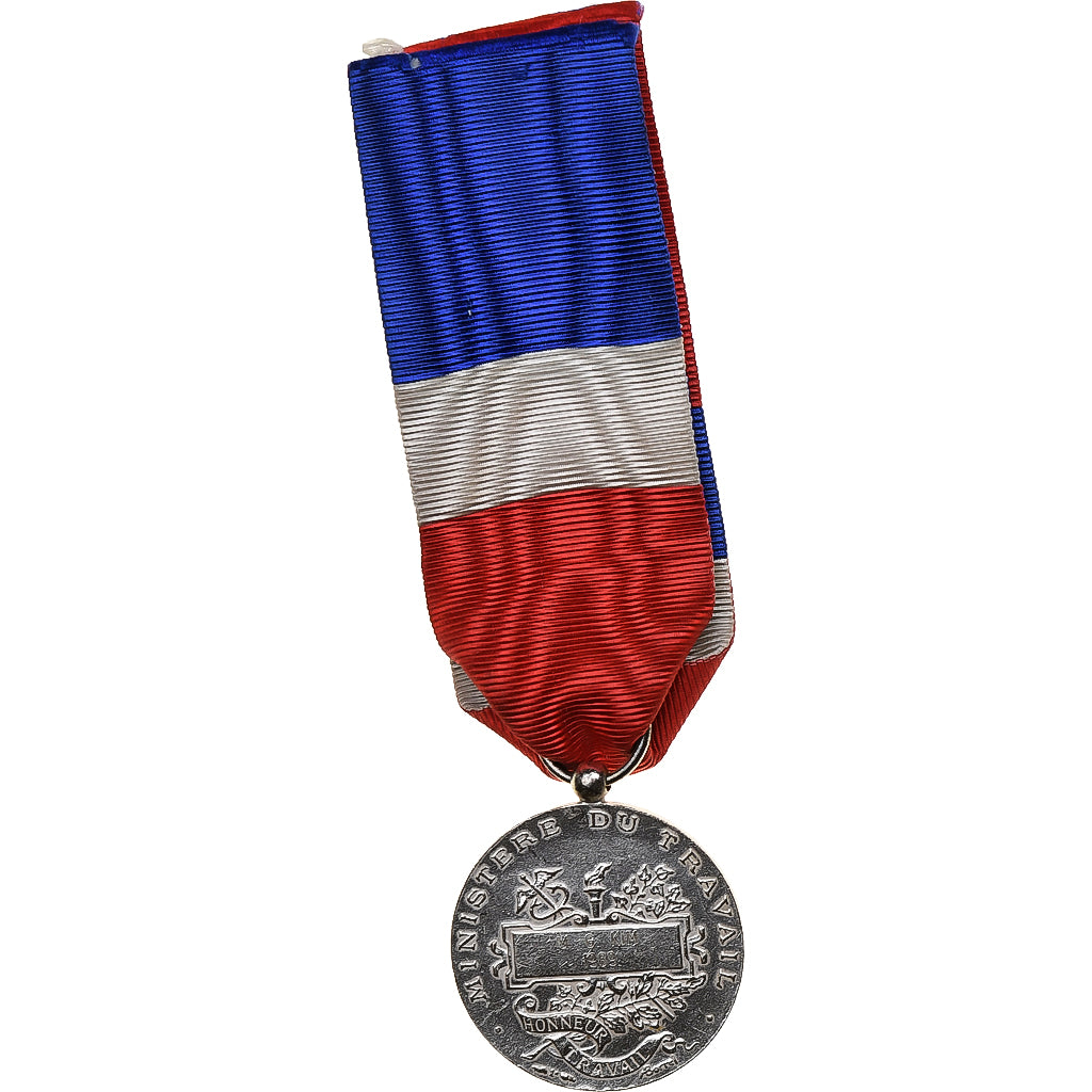 France, Honneur-Travail, République Française, Médaille, 1989, Excellent