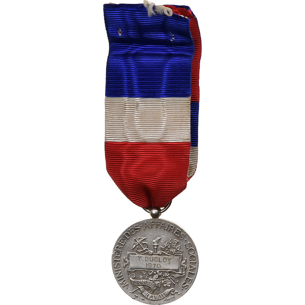 France, Ministère des Affaires Sociales, Medal, 1970, Very Good Quality