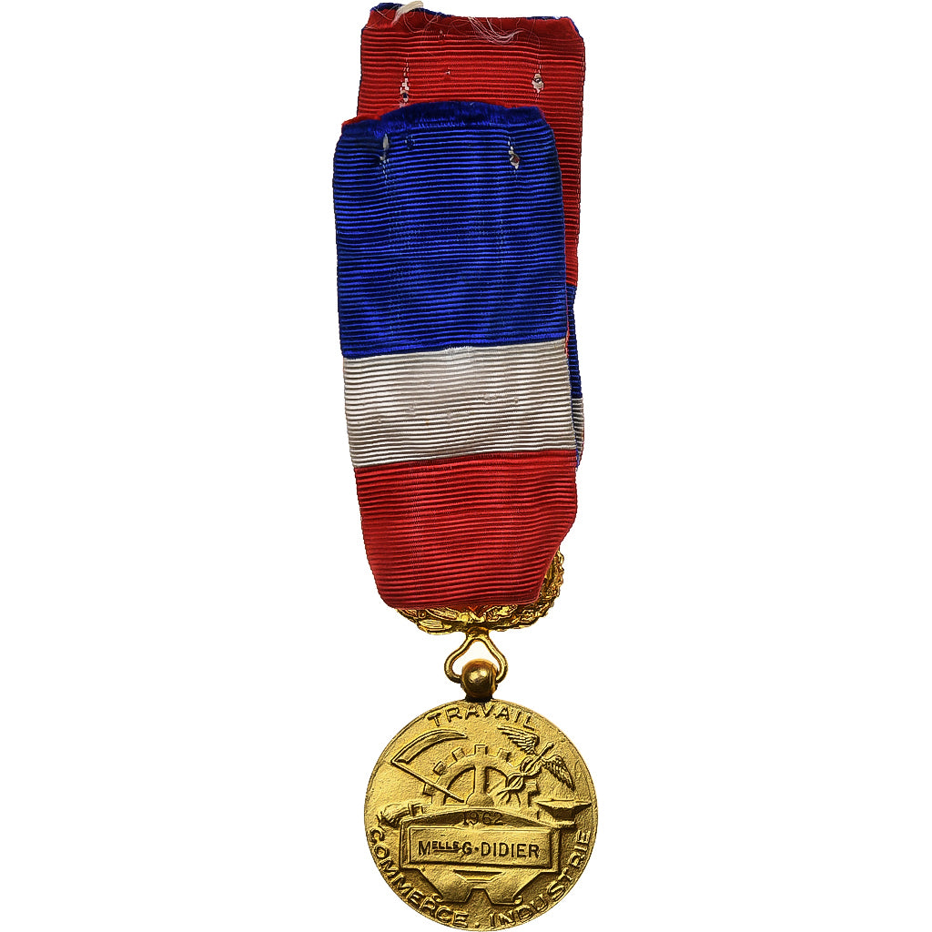 Frankreich, Honneur et Travail, Commerce et Industrie, Medaille, 1962, Excellent