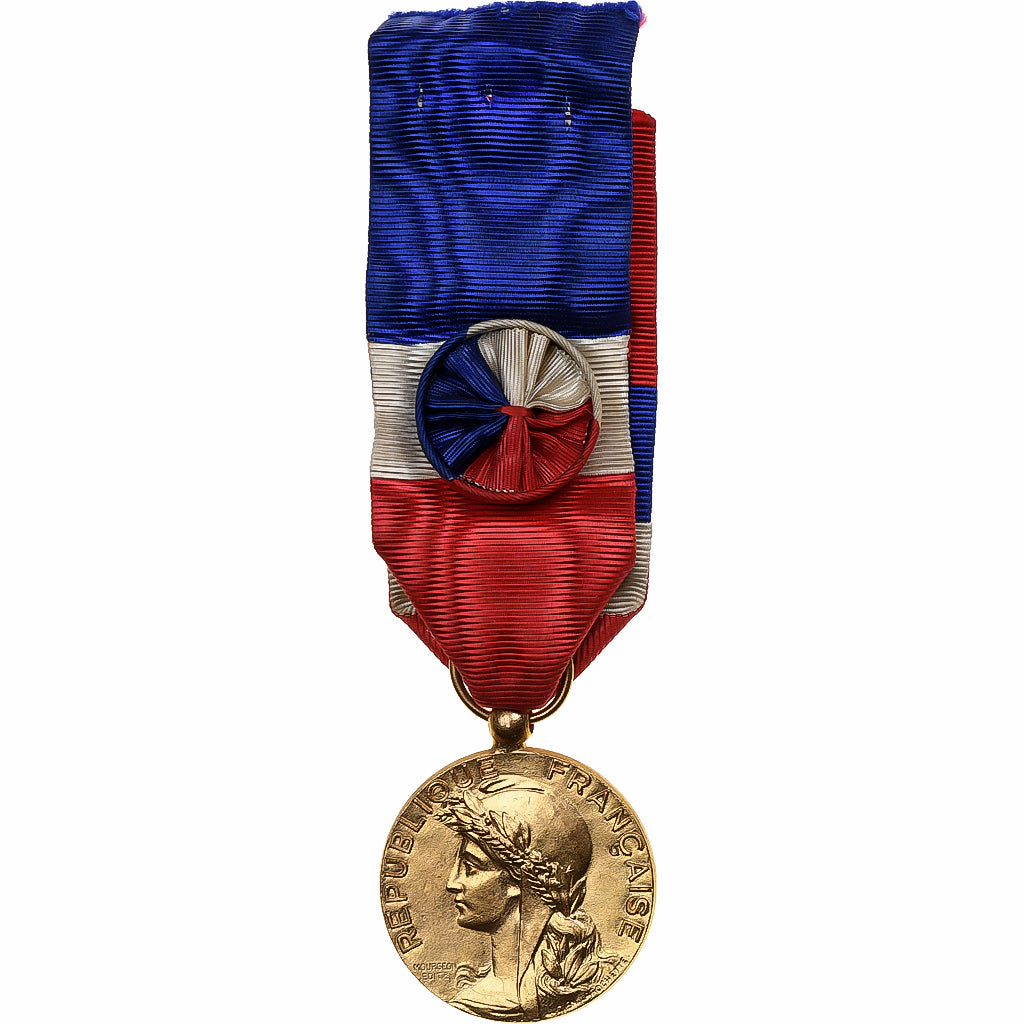 Frankreich, Honneur et Travail, Commerce et Industrie, Medaille, 1962, Very Good