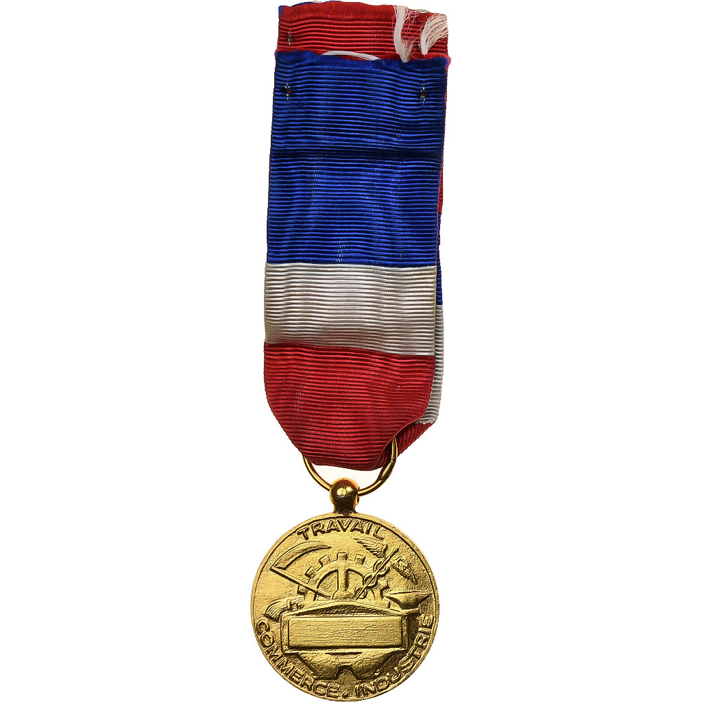 France, Honneur et Travail, Commerce et Industrie, Medal, Very Good Quality