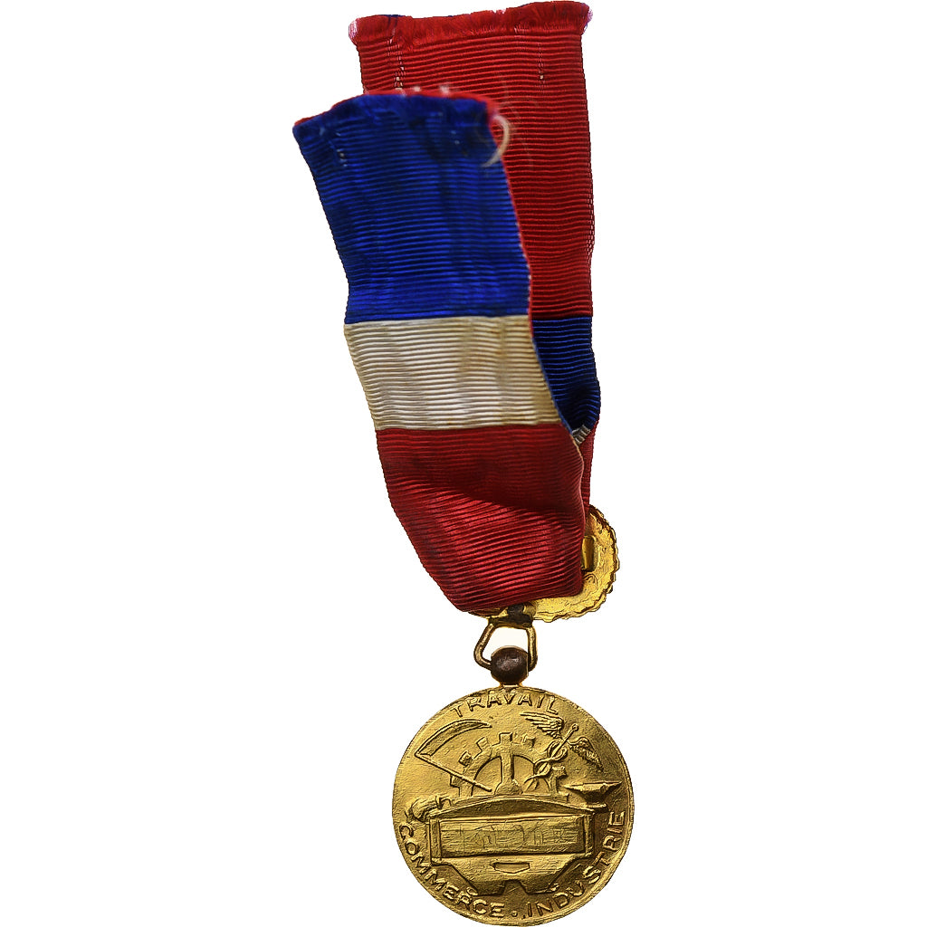 France, Honneur et Travail, Commerce et Industrie, Medal, Very Good Quality