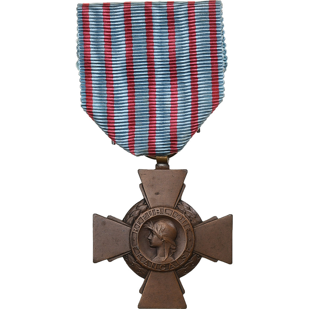 França, Croix du Combattant, WAR, medalha, Qualidade Excelente, Bronze, 36