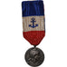 France, Marine Marchande, Honneur et Travail, Medal, 1923, Very Good Quality