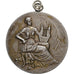 Francia, medalla, Prix de Musique, 1965, Bronce plateado, Hercule, MBC+
