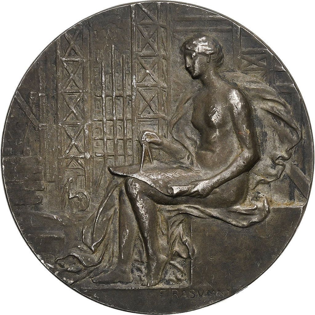 France, Médaille, Entrepreneurs du Bâtiment de la Ville de Vannes, Argent, TTB