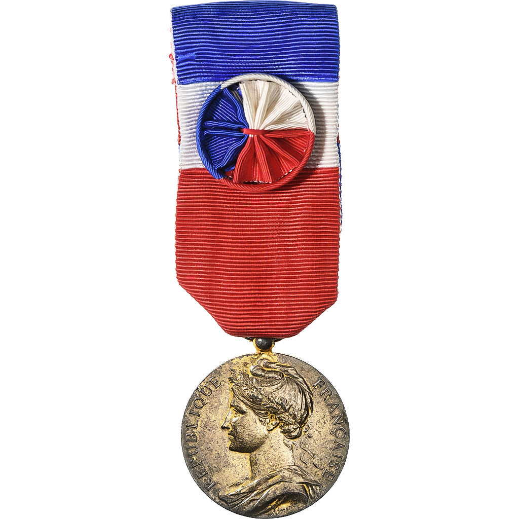 France, Honneur-Travail, République Française, Medal, 1985, Excellent Quality