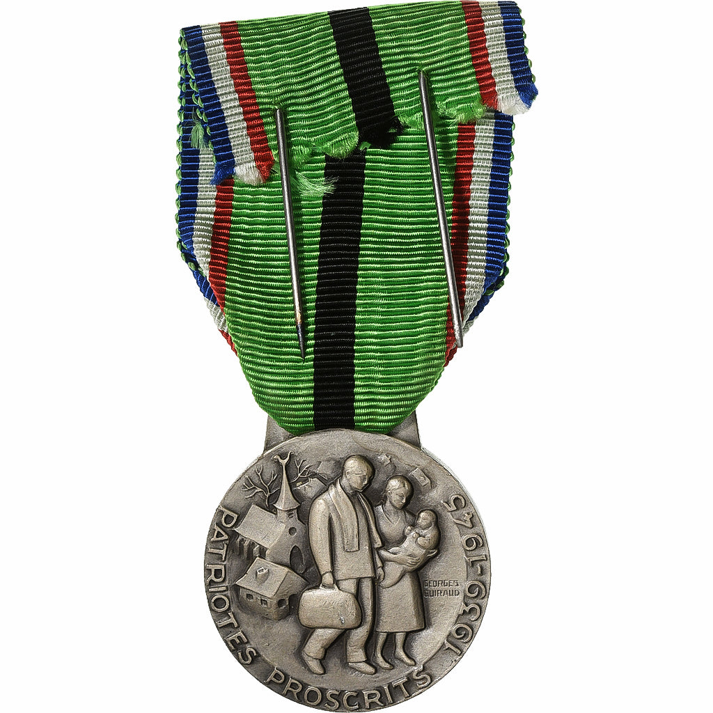 France, Patriotes Proscrits, Médaille, 1939-1945, Excellent Quality, Georges