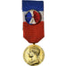 France, Honneur-Travail, République Française, Medal, 1991, Very Good Quality