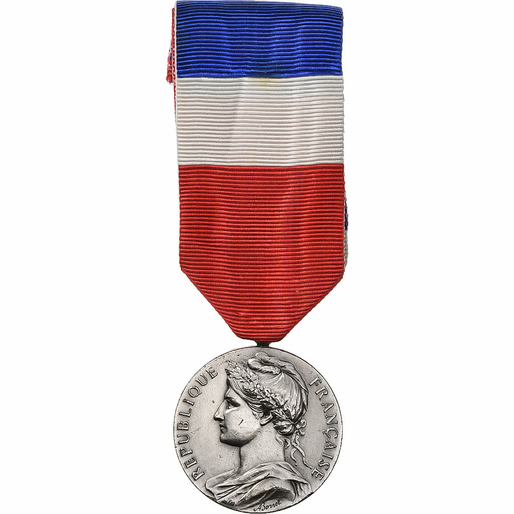 France, Honneur-Travail, République Française, Medal, 1983, Excellent Quality