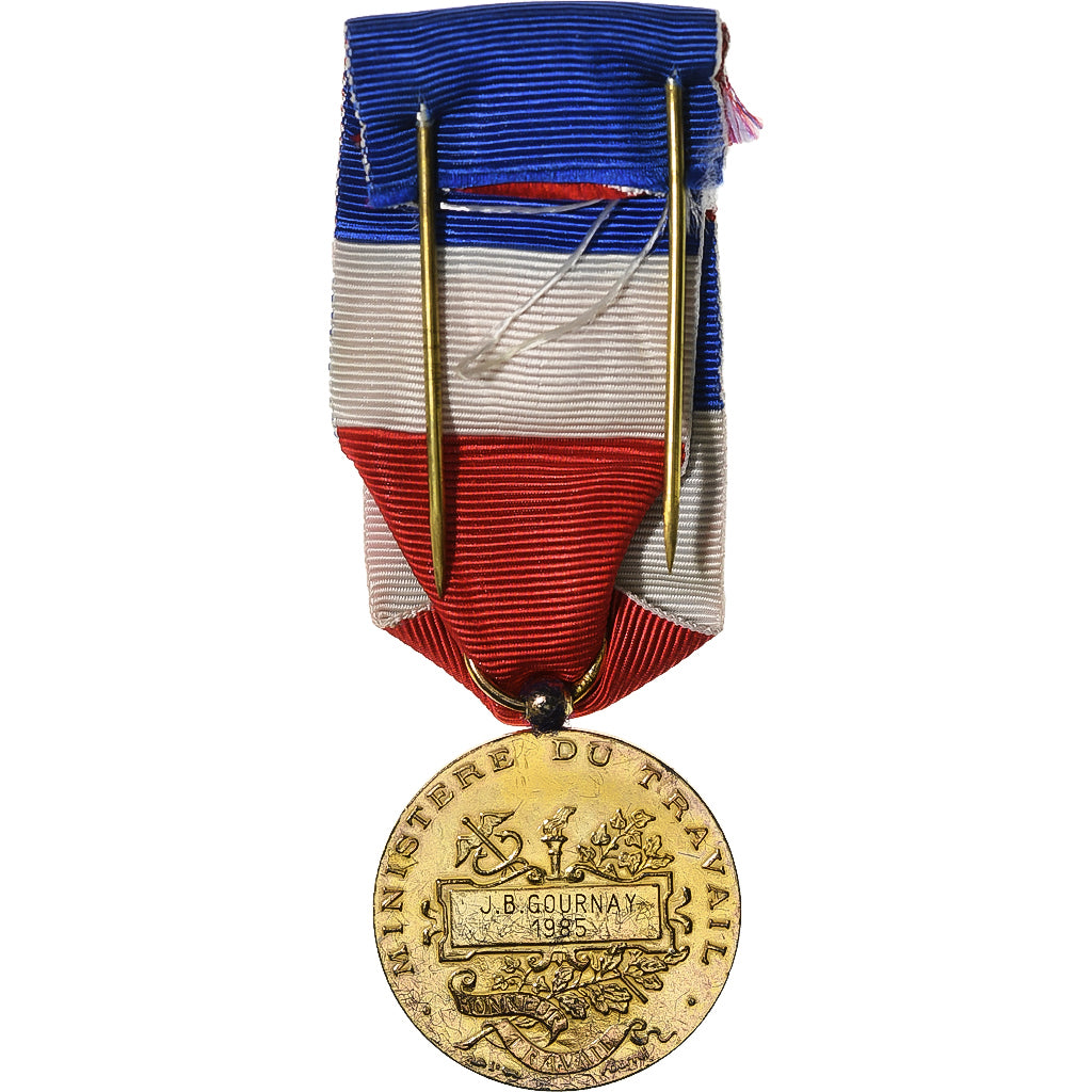 Francia, Honneur-Travail, République Française, medaglia, 1985, Eccellente