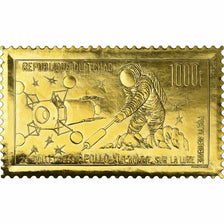 Tchad, Timbre, Mission Apollo XI, 1969, Or, FDC