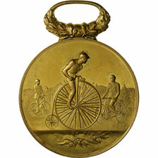 France, Medal, Sport Vélocipédique, Gilt Bronze, Vernon, AU(50-53)