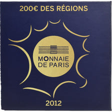 Francia, 200 Euro, Monnaie de Paris, FDC.BU, 2012, Paris, Oro, FDC, KM:2074