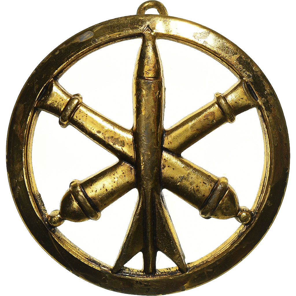 Frankreich, Insigne de Beret, Régiment d'Infanterie, Gilt Metal, SS