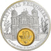 Lituania, medalla, Europan Currencies, Vilnius, 1997, Plata chapada en cobre