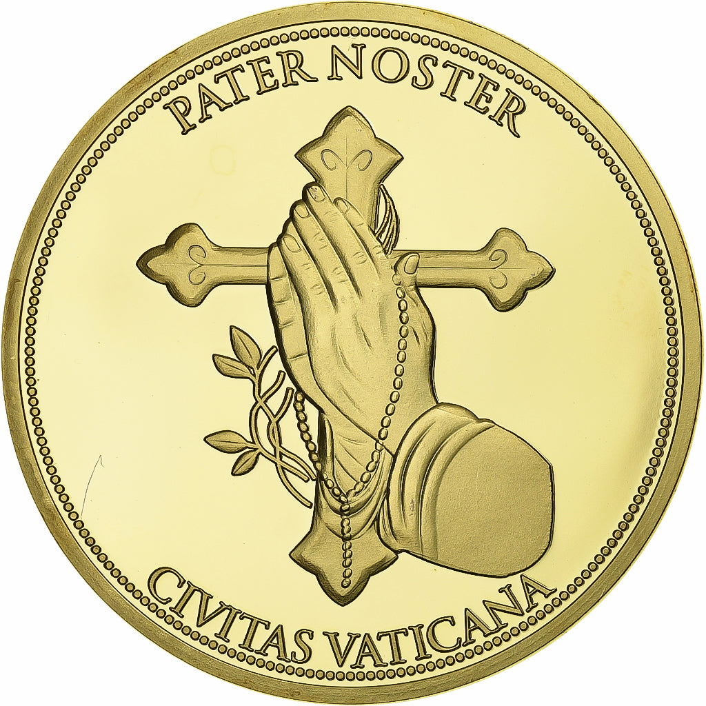 Watykan, medal, Pater Noster, Civitas Vaticana, Stop miedzi, MS(65-70)