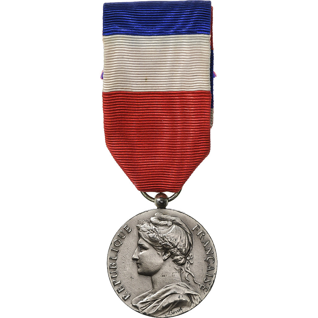 France, Honneur-Travail, République Française, Médaille, 1980, Excellent