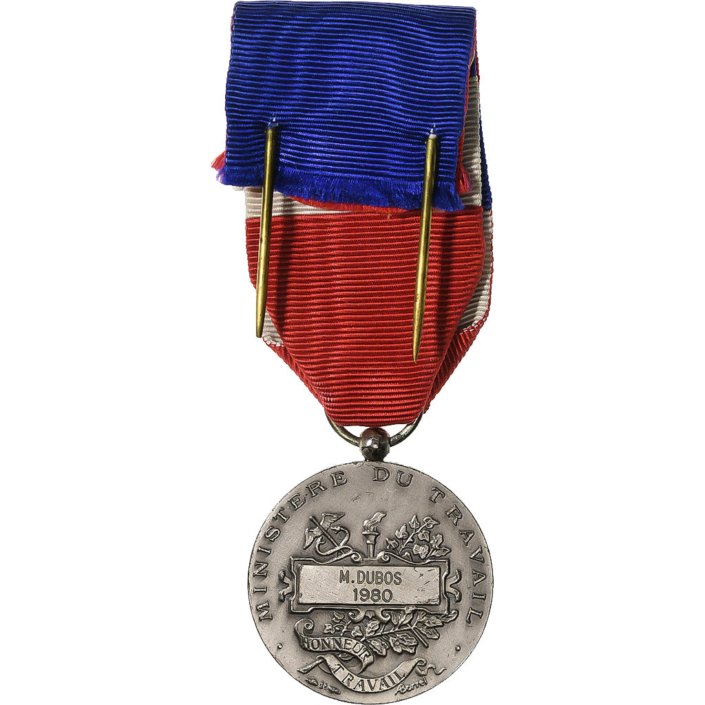 France, Honneur-Travail, République Française, Médaille, 1980, Excellent