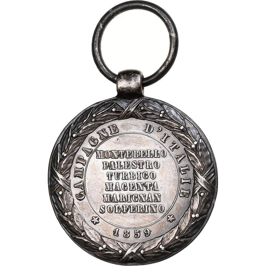 França, Napoléon III, Campagne d'Italie, WAR, medalha, 1859, Qualidade