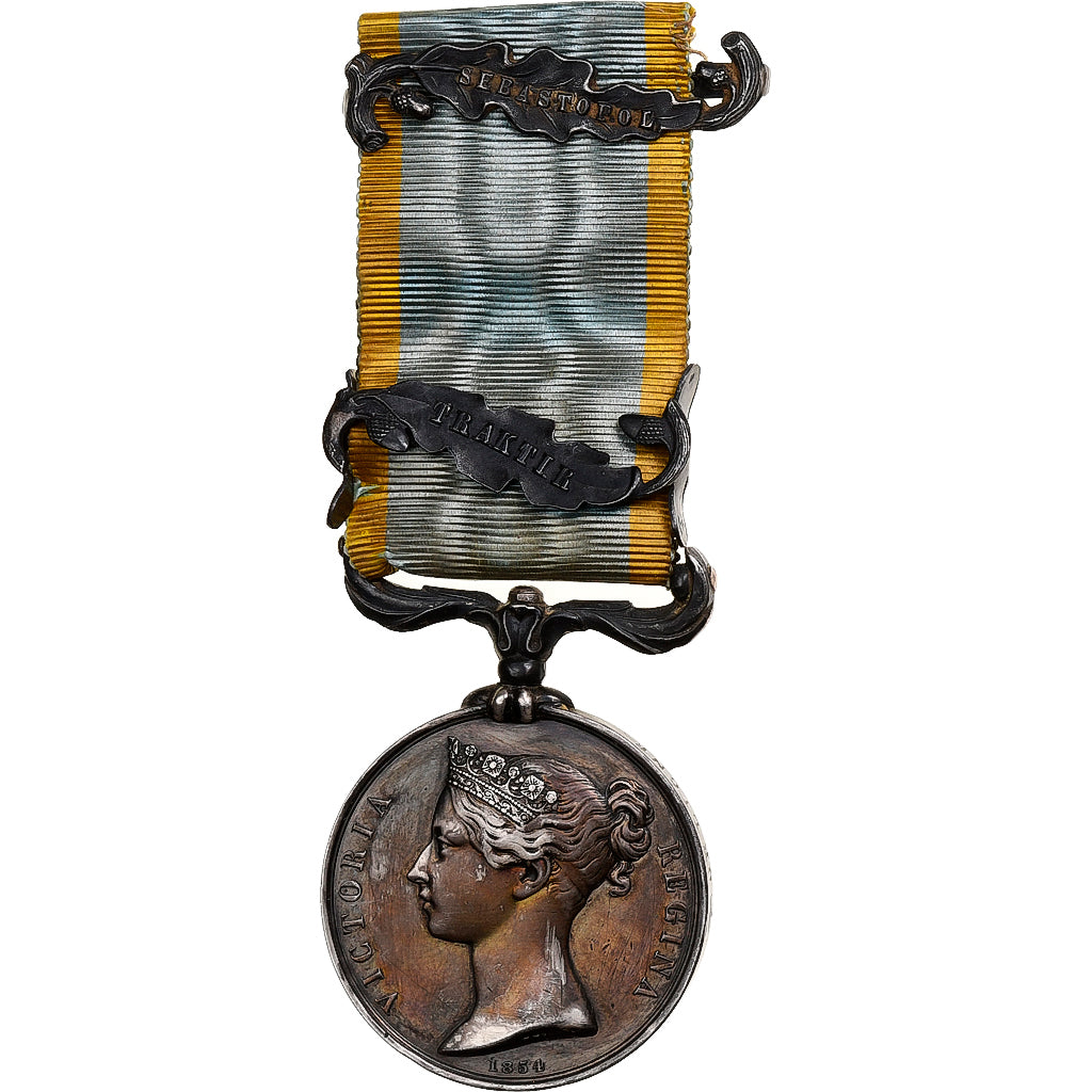 United Kingdom, Victoria, Crimée, Balaklava-Inkermann, WAR, Medal, 1854