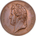 França, medalha, Louis-Philippe Ier, Concours d'Orphéon, 1847, Bronze, Barre