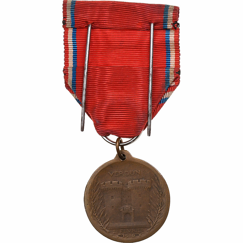 Francia, Verdun , On ne passe pas, WAR, medalla, 1916, Muy buen estado, Vernier