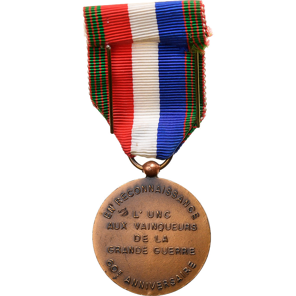 Frankrijk, L'UNC aux Vainqueurs de la Grande Guerre, 60ème Anniversaire, WAR