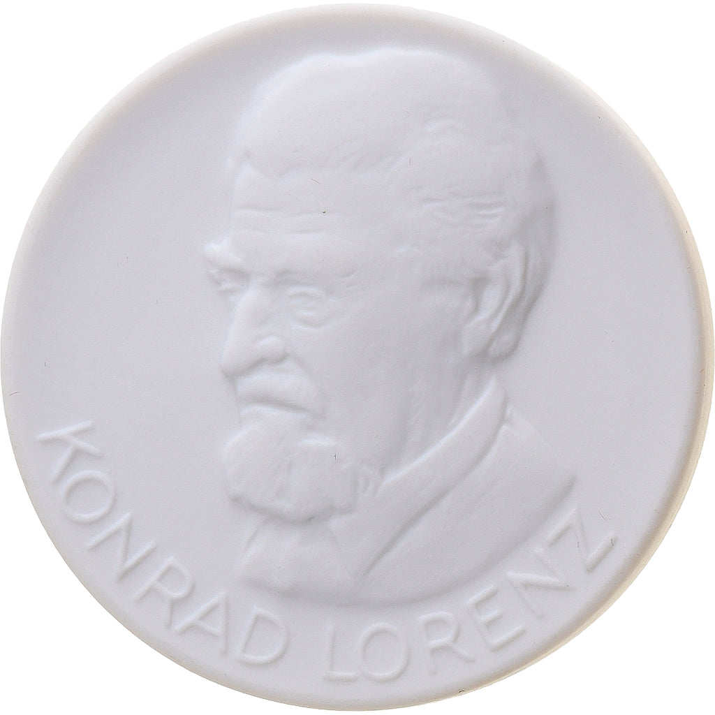 Deutschland, Medaille, Pour le Mérite, Konrad Lorenz, 1992, Biscuit de Sèvres