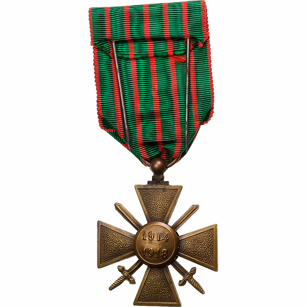 France, Croix de Guerre, WAR, Medal, 1914-1918, Une Citation, Excellent Quality