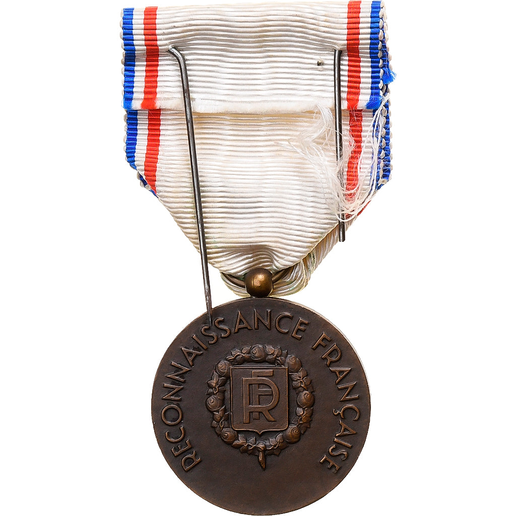 Frankrijk, Reconnaissance Française, Medaille, 1917, Excellent Quality