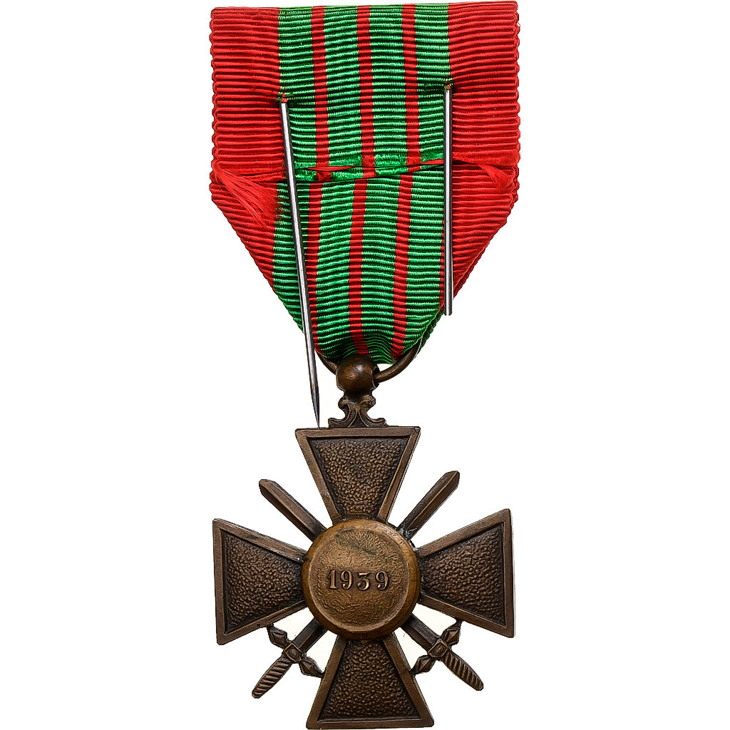 Francia, Croix de Guerre, WAR, medaglia, 1939, Une Citation, Fuori circolazione