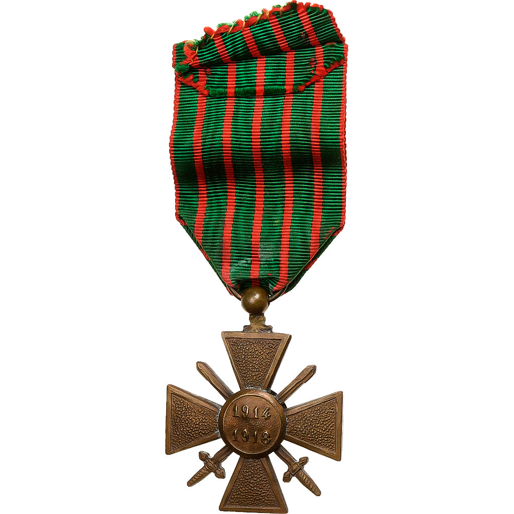 Frankrijk, Croix de Guerre, WAR, Medaille, 1914-1918, Une Citation, Heel goede