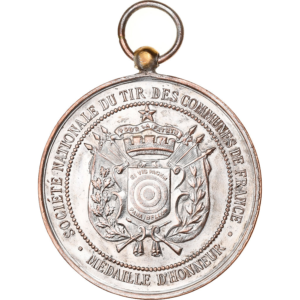 Francja, medal, Société Nationale de Tir des Communes de France, Miedź