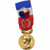 France, Médaille d'honneur du travail, Medal, 1988, Couronne, Excellent