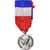 Francia, Travail-Industrie, medalla, Excellent Quality, Rivet, Silvered Metal