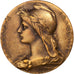 France, Medal, Marianne, Offert par Léon Meyer, Député-Maire du Havre, Roty
