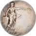 France, Médaille, Femme aux Rameaux, Bronze argenté, TTB+
